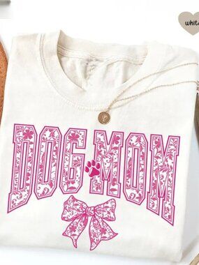 Dog Mom Shirt, Floral Dog Lover Shirt, Gift For Dog Mom